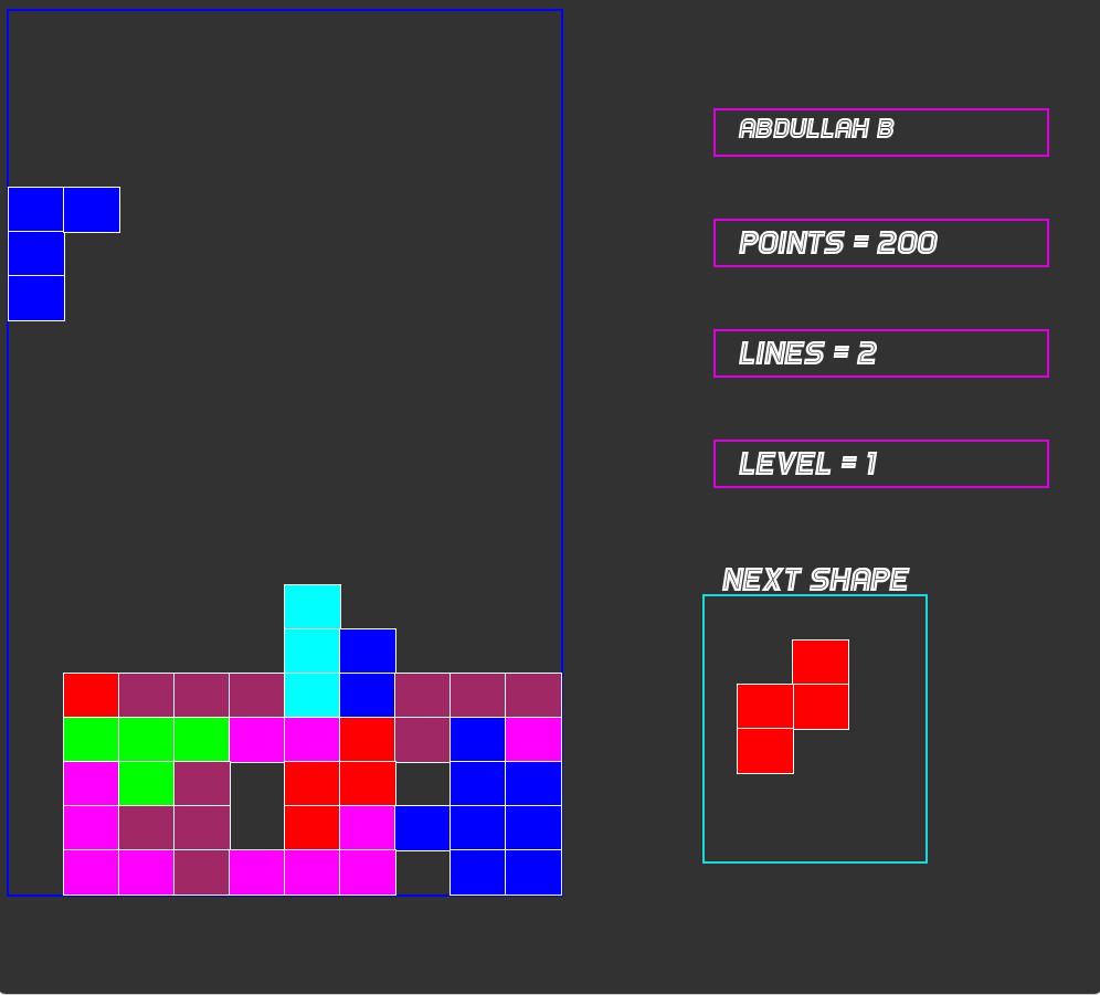 Tetris Gameplay